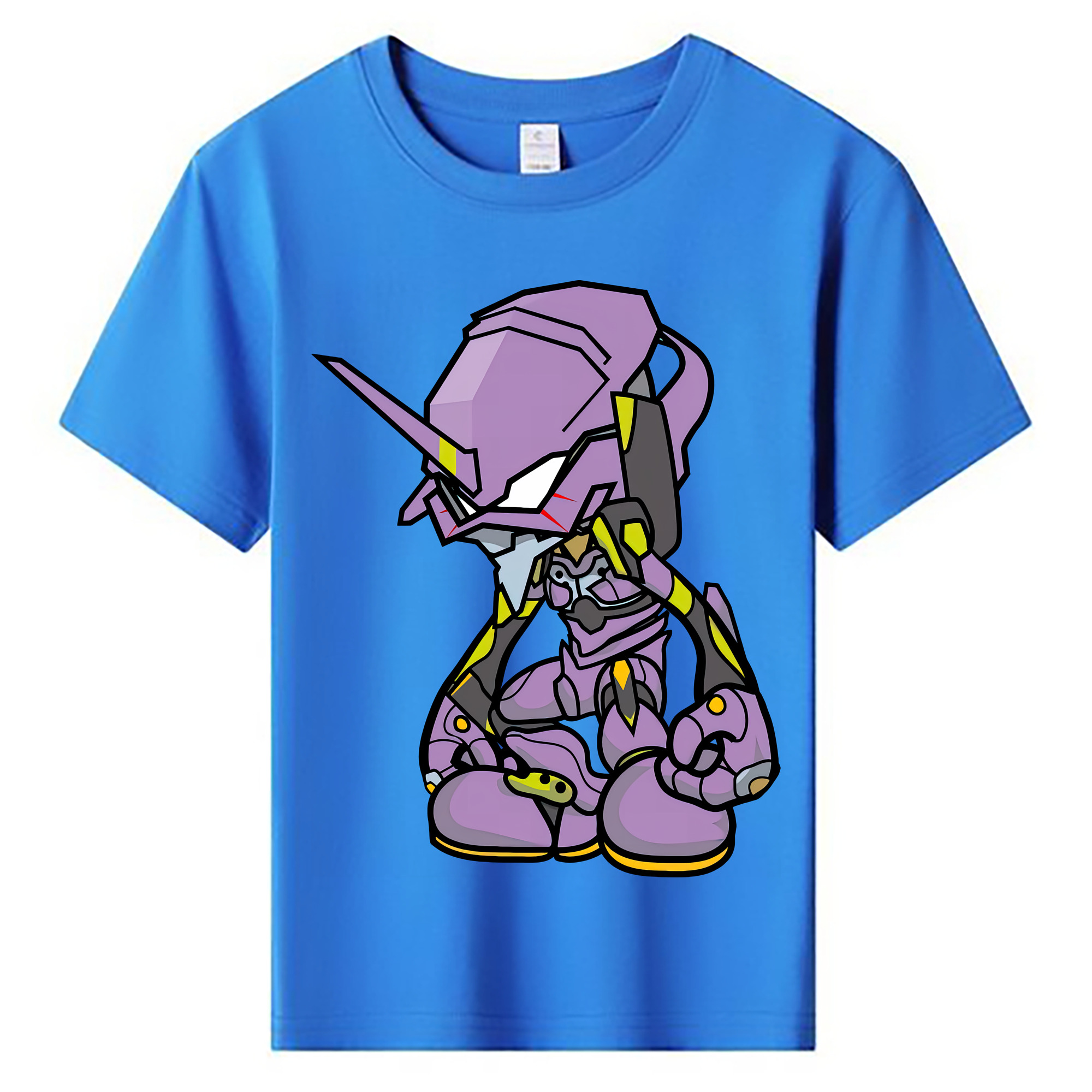 （画像用） EVA 新世紀エヴァンゲリオン 綿100％キッズTシャツ（フロントプリント）